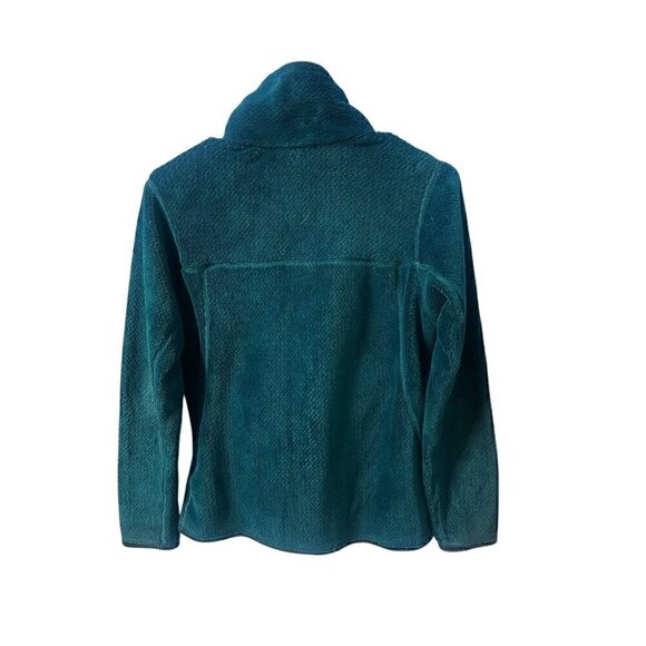 Patagonia Womens Synchilla Snap-T Fleece Pullover Teal, WIND RESISTANT, OUTDOORS - Picture 4 of 8
